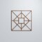 Ekena Millwork Medium Jamestown Decorative Fretwork Wood Wall Panels, Walnut, 15 3/8"W x 15 3/8"H x 3/8"T WALW16X16X0375JTNWA - alternate 3